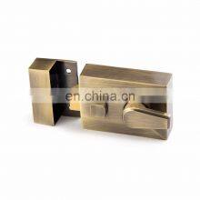 Brass Cylinder With Brass Key Polished Chrome Zinc Heavy Duty Night Latch Dead Lock thumbnail-2