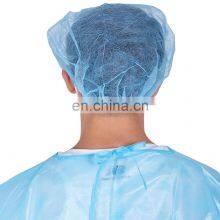 Elastic Cuffs Waterproof Non Woven Disposable Isolation Cover Gown for Visitors thumbnail-5
