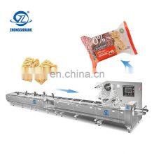 Automatic Chocolate Bar Biscuit Cake Feeding Flowing Packing Machines Food Wrapping Machine Packaging Line Paketleme Makinesi