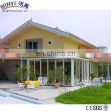 Slope Roof Thermal Broken Aluminum Glass Heat Break Conservatory With Shutter thumbnail-5