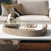 Excellent Quality Seagrass Serving Tray Decor Table Coffee Tray Vietnam Supplier thumbnail-3