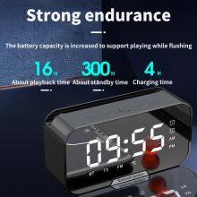 Latest Desktop Bluetooth Speaker Alarm Clock Speaker Phone Holder Portable Outdoor Wireless Speaker thumbnail-6
