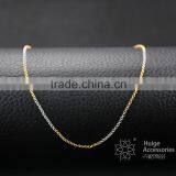 2015 Summer Popular Gold and Rhodium Plated Thin Chain Jewelry thumbnail-1