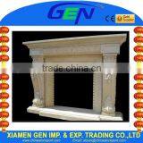Marble Tile Fireplace thumbnail-1