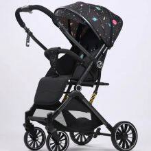 2025 Linen Easy Carry Foldable Baby Stroller Push Two Way Baby Pram Stainless Steel Frame 0-3 Years Old thumbnail-1