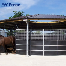 Anping Horse Stable Bamboo Powder Coated Horse Stable Großhandel Pferdeunterstand Boxstall Scheune thumbnail-2