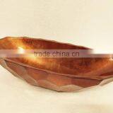 High quality best selling eco friendly lacquered metallic copper salad bowl from Viet Nam