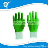 Red Cotton/polyester Blended Glove Coated With Latex thumbnail-3