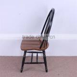 RCH-5006-2 Solid Wood Dining Chair Peacock Chair Brown Windsor Chair thumbnail-5