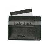 Slim Custom Black Business Genuine Leather Credit Card Holder,business Card Holder thumbnail-1
