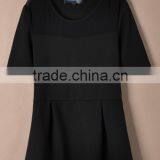 Fashion Ruffle T-shirt Dress Design for Girls Screen Printing Blouse thumbnail-3