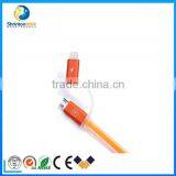 REMAX 2 in 1 8 Pin Light Cable USB Charger Sync High Speed Data Cable for IPhone and Micro thumbnail-5