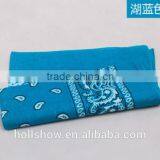 Wholesale Custom Paisley Printed Square Cotton Head Bandana thumbnail-5