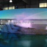 P12mm Outdoor Arc Curve Round Odd Video Led Display Curve