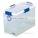 Easy to use and Durable ice box plastic storage box with desiccant & thermometer made in Japan