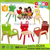 2016 New Arrival Kindergarten Furniture Kids Preschool Chairs Wooden Educational Children Table and Chair DC008                        
                                                Quality Choice
                                                    Most