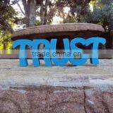 Classic Color Wood TRUST Sign Shelf Sitter Word Art