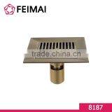 Antique Bronze Floor Shower Drainer for Bathroom