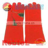 14 " Safety Welding Gloves With Lined (item ID:GVAJ)-MARY thumbnail-1