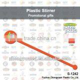 PIZZA Gift Promation Stirrer Shaker Mixer/plastic Stirrer