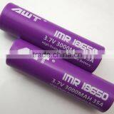 AWT 18650 35A 3000mah 18650 ecig battery vapor e cig battery vape new e-cig submod tc 50w vape bbtank vape pen