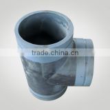 tee joint pipe tube fittings for tailings transportation