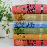 100% Cotton 14s Weak Twist Jacquard Terry Face Towel Bath Towel thumbnail-1