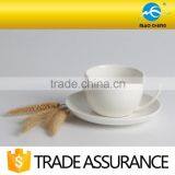 White Durable Ceramic Espresso Cup With Saucer thumbnail-1