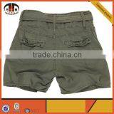 High Quality Custom Mens Casual Harem Shorts With Belt for Summer thumbnail-2