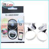 Universal Clip 3-in-1 Fish Eye Lens + Wide Angle + Micro Lens Camera Kit