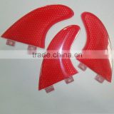 red Super Strong Honeycomb FCS G5 Fin