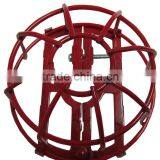 Fire Sprinkler Head Guard 2pcs Univ /Fire Sprinkler Guards, Steel With Red and Chrome Finished thumbnail-1