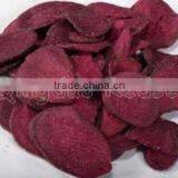 Low Temperature Vacuum Fried Purple Sweet Potatos Slices