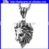 Men's Lion Head Pendant With Three Colors thumbnail-3
