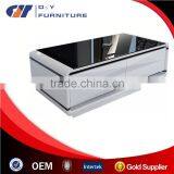 MDF Coffee Table White High Gloss Center Table Coffee Tables With Drawer Quality Choice thumbnail-1