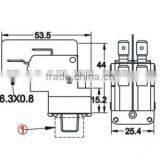 Type ZW Snap Action Double Pole Contact Miniature Pressure Switch thumbnail-2
