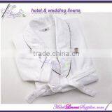 Shawl Collar Wholesale White Terry Spa Robe, Terry Bath Robes in Shawl Collar Style for Hotels, Motels, Spas, Clubs thumbnail-1