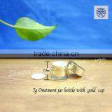 Hot Sale Acrylic Cream Jar Bottle,Fancy Sliver 5g Cosmetic Jars and Bottles thumbnail-3