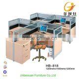 4-seat High-end Office Furniture Computer Desk Workstation Divider thumbnail-4