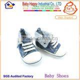 Latest design fashionable baby denim shoes