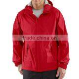 JSX554 Various new fashion hooded unisex red rain wear clothing