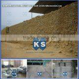 Wire Cages Rock Retaining Wall