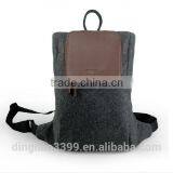 2016 Wholesale Backpack Fashion Felt Backpack New Design Felt Sport Backpack thumbnail-2