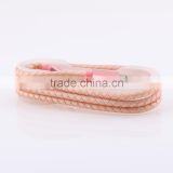High speed leather braided cable usb data cable