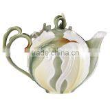 Porcelain Ginger Lily Teapot With Hand-painting thumbnail-2