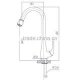 Led Faucet Mixer Color Change Kitchen Faucet Mixer HM-0508 thumbnail-6