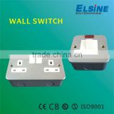 A093/096M A113M Metal-Clad wall Switch socket