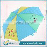 17 Inch Bright Colorful Animal Cartoon Printing Mini Child Umbrella for Rain thumbnail-1