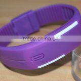2016 New Fashion Silicone Touch Screen LED Bracelet Digital Wrist Watch For Promotion thumbnail-3