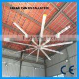 Hot sale low noise large manufacture industrial ceiling fan hidden camera